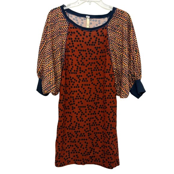 Uncle Frank Women's Vintage Balloon Sleeves Mini Dress - Size Small - Picture 1 of 8